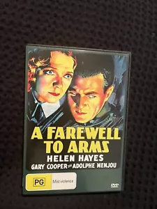 A Farewell To Arms (DVD, 1932) Region ALL 0 Gary Cooper Helen Hayes Classic BW - Picture 1 of 4