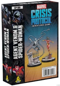 Marvel Crisis Protocol Agent Venom and Spider-Woman NEW in BOX Expansion - Picture 1 of 4