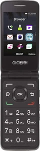 Total Wireless Alcatel MyFlip 4G Prepaid Flip Phone Locked Black 4GB Sim Card - Picture 1 of 6