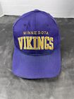 Starter Minnesota Vikings Script Spellout NFL Football Vintage Hat Cap Purple 