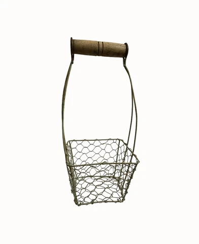 Rustic Chicken Wire Basket Small Size Cover