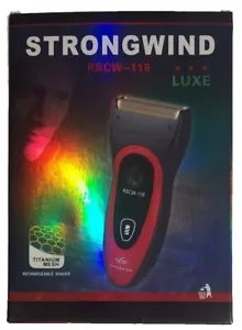 Strongwind LUXE elektrisch wiederaufladbares Herrenrasiermesser Neu im Karton RSCW-119 - Bild 1 von 4
