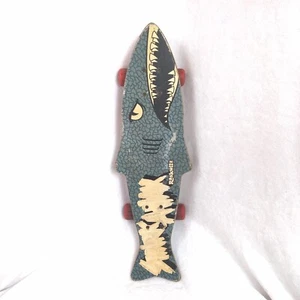 Vintage Raskullz Shark Attax Skateboard Longboard 29 inch - Picture 1 of 12