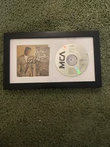 Bobby Brown Signed Autographed CD Framed New Edition Whitney Houston - Picture 1 of 1
