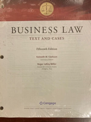Business Law : Text and Cases Fifteenth Edition (LOOSE LEAF VERSION) - Image 1 of 2