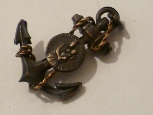 Ancien , pendentif, broche NOTRE DAME DE LA GARDE -ancre , marins , médaille - Imagen 1 de 6