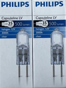 Pack de 4 Cápsulas Philips M75 12v 25W = 35W Cápsulas Halógenas GY6.35 2 pines - Imagen 1 de 12