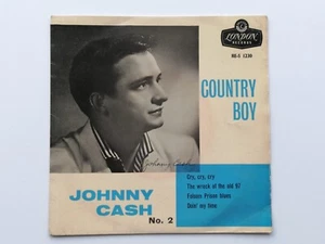 JOHNNY CASH 1959 UK EP COUNTRY BOY No 2 LONDON RE-S 1230 - Imagen 1 de 8