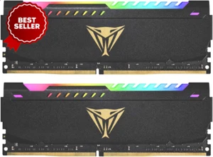 Patriot Viper Steel RGB DDR4 16GB (2 X 8GB) 3200Mhz Kit - Picture 1 of 12