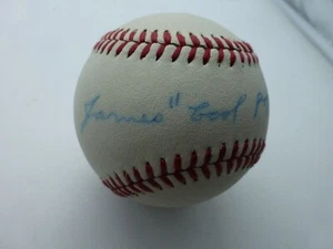 James "Cool Papa" Bell Signed Official League Ball with Case and COA - Picture 1 of 5