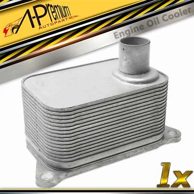 Enfriador de aceite de motor para Audi A3 A4 A5 A6 TT Allroad Q5 Volkswagen Jetta Passat GTI Foto 1 de 4