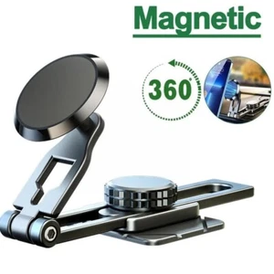 Universal Car Dashboard Mount Stand 360° Rotation Foldable Magnetic Phone Holder - Photo 1 sur 10