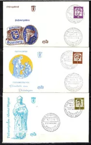 Berlín, Michel Nº 199-213 Alemán significativo en carta FDC. - Imagen 1 de 5