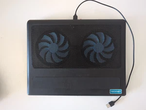 TeckNet Laptop and Notebook Cooling Pad 2 Fans Laptop Cooler fits 16" - Picture 1 of 1