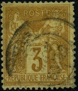 France 1876 stamps definitive USED Mi 70 CV $44.00 171230051 - Imagen 1 de 1