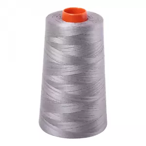 AURIFIL QUILT THREAD CONE - 50 WT - 6452 yards #2620 Stainless Steel - Picture 1 of 1