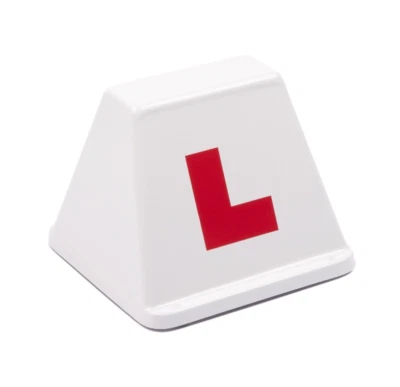 Lettercraft SOM 12 White - Magnetic Driving School Instructor Learner Roof Sign - Image 1 of 2