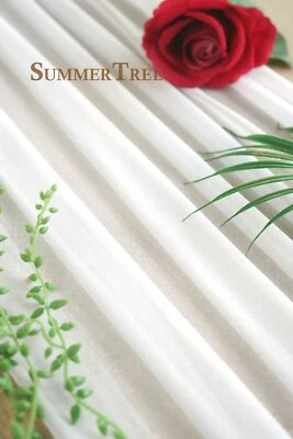 Cortinas decorativas para boda arco drapping 6,5 yardas ventanas cortinas de tela de gasa Foto 1 de 4