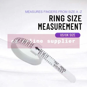 Ring Measurer Sizer Size Tool Check Size Gauge Measurement Sizes UK/US A to Z - Picture 1 of 7