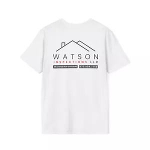 Watson Inspections LLC Unisex Softstyle T-Shirt - Picture 1 of 11
