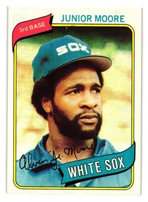 1980 Topps - #186 Junior Moore - Image 1 of 2