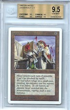 MTG Unlimited Juggernaut BGS 9.5 Gem Mint True Quad  4 X 9.5 grades 2444