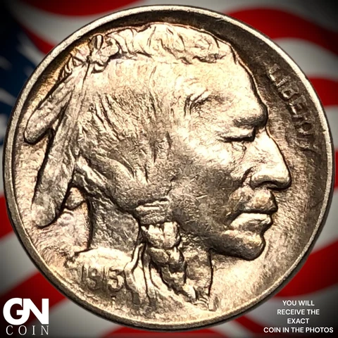 1913 P Type 2 Buffalo Nickel Q6119 Cover
