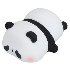 Cute Panda Night Light Silicone Animal Night Lamp USB Rechargeable Dimmable CHW - Picture 1 of 23