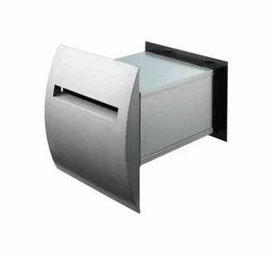 Sandleford Sparta A4 Brick Insert Stainless Steel Letterbox with Keys - Picture 1 of 6