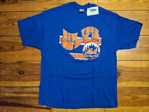 vintage 80s new york mets baseball t-shirt MADE IN USA 2XL deadstock - Picture 1 of 8