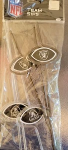 Team Sips Oakland Raiders 11" Strohhalm - Bild 1 von 1