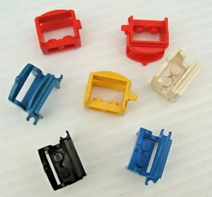 7 Lego Animal Horse Saddles with broken clips assorted - ref A - Picture 1 of 3