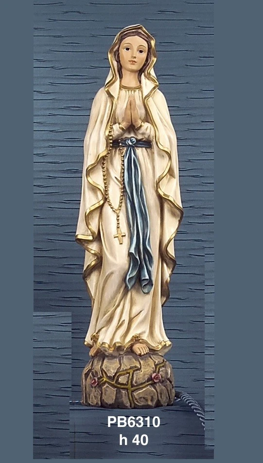 Immagini Statue Sacre Madonna di Lourdes in resina h 40 cm by Paben. - Immagine 1 di 1