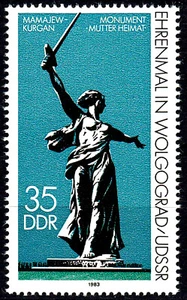 2830 nuevo sello de la RDA RDA año 1983 monumento de honor estatua URSS - Imagen 1 de 1