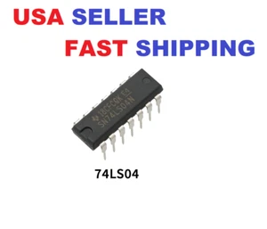 5PCS new  SN74LS04N SN74LSO4N SN74L504N DIP14 IC US STOCK - Picture 1 of 1