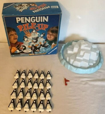 Retro Children’s Fun “Penguin Pile-Up” Game, Ravensburger, 1996 - Image 1 of 4