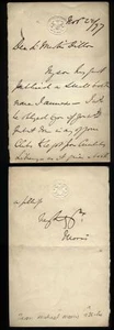 1897 HOUSE OF LORDS Baron Morris, 1. Baron Killanin, an Sir Martin Dillon - Bild 1 von 1