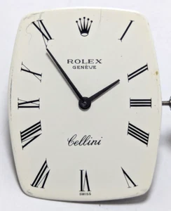 MOVIMIENTO Y ESFERA ROLEX CELLINI AUTÉNTICO Cal. 1600 FUNCIONANDO, HOMBRES - Imagen 1 de 12