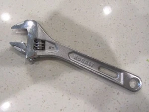 Kobalt 8” Adjustable Wrench New Open Box Extra Wide Opening Jaw 464605 1 3/16" - Picture 1 of 7