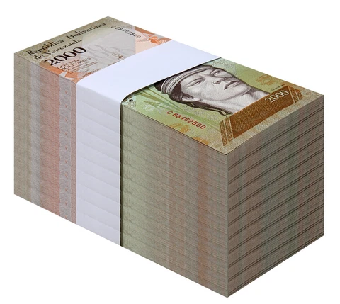 Venezuela FUERTE Bolivar  2016  "2000" Bolivars. 1000 pcs  UNC USA SELLER.. WOW Cover