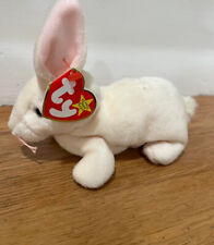 Ty Beanie Baby NIBBLER the Beige Rabbit Bunny Soft Sweet Petite Easter Plush Nwt