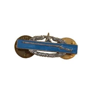 US ARMY COMBAT INFANTRY BADGE 2ND AWARD STAR CLUTCH BACK  - Bild 1 von 5