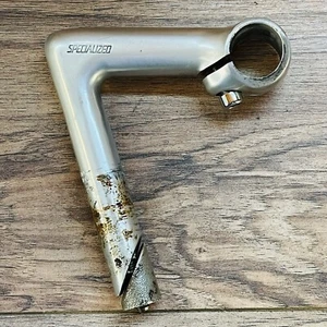 Vintage 1986 Specialized Nitto Quill Road Stem 1-inch 22.2 100mm 26 Silver - Picture 1 of 8