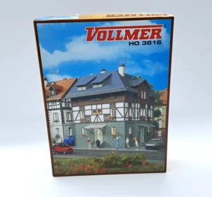 Vollmer H0 1:87 - 3816 Eckhaus Bahnhofstr. 1 - Kit como nuevo en embalaje original - Imagen 1 de 2