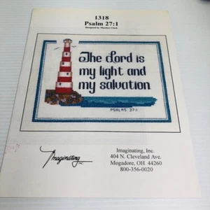 Psalm 27:1 The Lord Is My Light Counted Cross Stitch Pattern. Instructions only! - Picture 1 of 5