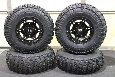 POLARIS SPORTSMAN 800 25" COYOTE ATV TIRE & VIPER BLK WHEEL KIT POL3CA - Image 1 of 4