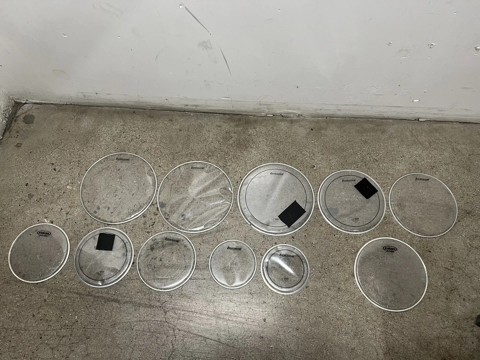 DRUM HEAD LOT LUDWIG EVANS CLEAR - Image 1 of 4