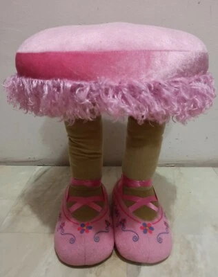 Розовый табурет балерины, 17 дюймов в высоту, 12 дюймов в диаметре - Изображение 1 из 4