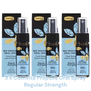 [Comvita] Regular Strength Propolis Oral Spray UMF10+ Manuka Honey 20ml x 3 - Picture 1 of 1