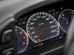 For Honda Prelude Bj. 88-89 Polished Aluminium Trim Rings Instrument Cluster x3 - Picture 1 of 4